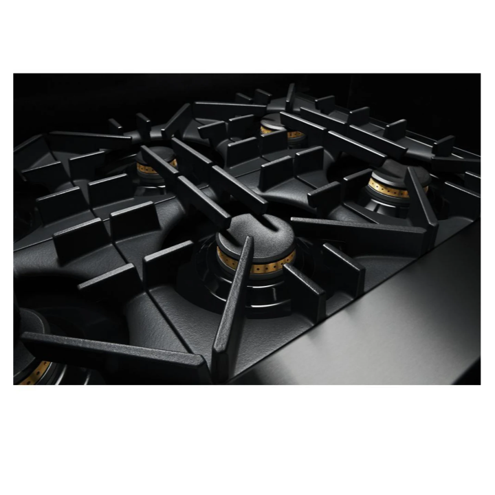 JennAir 36 Inch Wide 5.1 Cu. Ft. Slide In Dual Fuel Range with Dual-Stacked PowerBurner and Halo-Effect Knobs