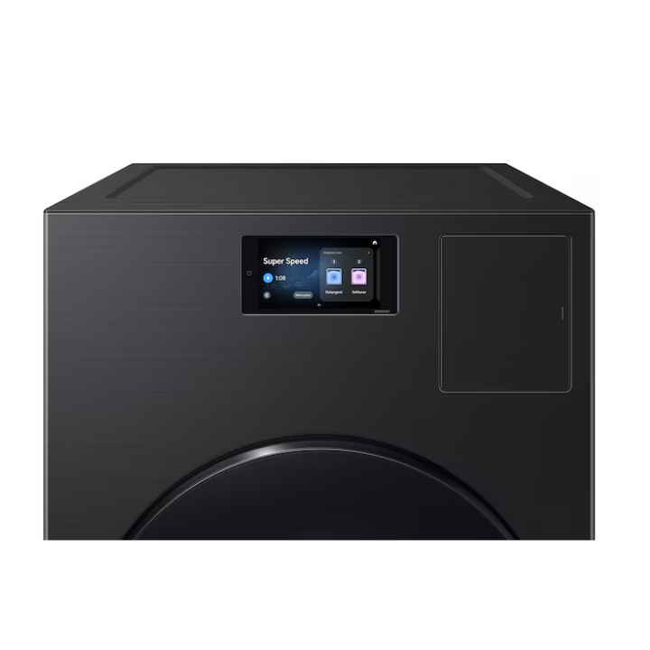 Samsung Bespoke Traditional Drying 5.3-cu ft Vented All-In-One Washer Dryer Combo with Steam Cycle ( Brushed Black )