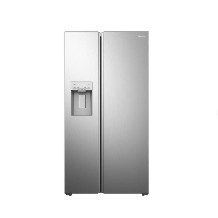 Hisense 29.1-cu ft Standard-Depth 36-in Wide Side-by-Side Refrigerator with Ice Maker, Water and Ice Dispenser (Stainless steel)