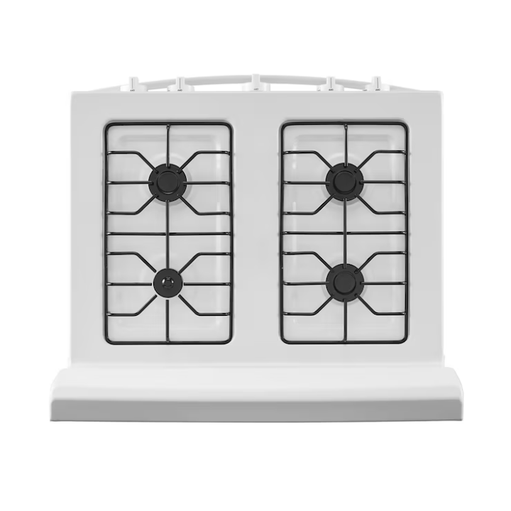 Amana 30-in 4 burners 5.1-cu ft Freestanding Natural Gas Range (White)