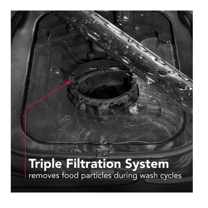 KitchenAid 24-in Top Control Built-in Dishwasher ( PrintShield Stainless ) With Third Rack, ProWash, ProDry Max , 41-Decibel