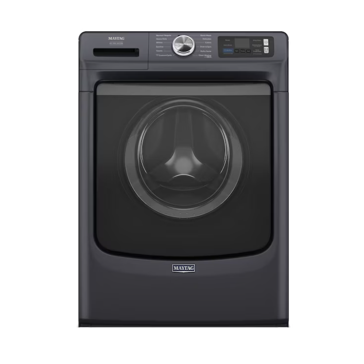 Maytag Pet Pro 7.4-cu ft Stackable Vented Electric Dryer with Steam Cycle (Midnight Steel)