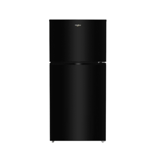 Whirlpool 19.3-cu ft Standard-Depth 30-in Wide Top-Freezer Refrigerator (Black) Garage Ready ENERGY STAR Certified