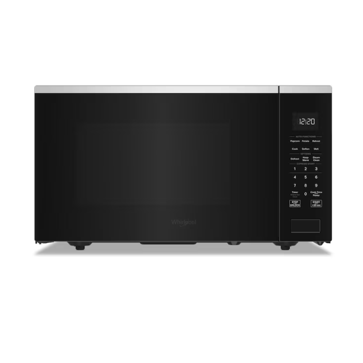 Whirlpool 1.6-cu ft 1200 -Watt Countertop Microwave (Fingerprint Resistant Stainless Steel)