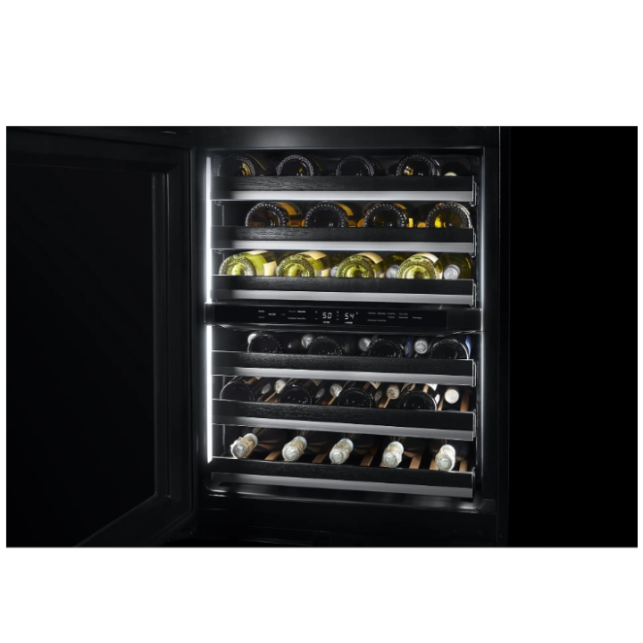 Jenn Air RISE™ 24" Built-In Undercounter Dual Zones Wine Cooler with 45 Bottle Capacity