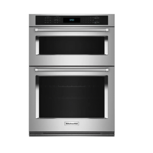 KitchenAid 30 Inch Built-In Combination Microwave Wall Oven with 5.0 Cu. Ft. Oven Capacity, Air Fry Mode (Stainless Steel)