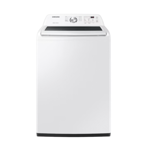 Samsung Deep Water Wash High Efficiency Agitator Medium (4.4-cu ft) Top-Load Washer (White)