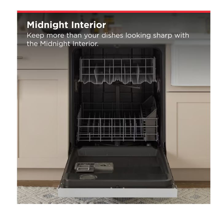 Amana 24-in Front Control Built-in Dishwasher (White), 59-Decibel