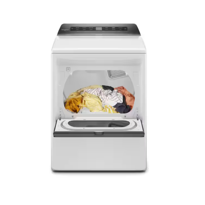 Whirlpool 7.4 cu. ft. White Front Load Electric Dryer with AccuDry System