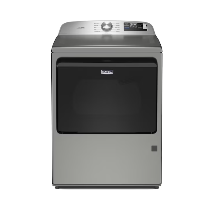 Maytag Extra Power 7.4-cu ft Vented Gas Dryer (Classic Silver)