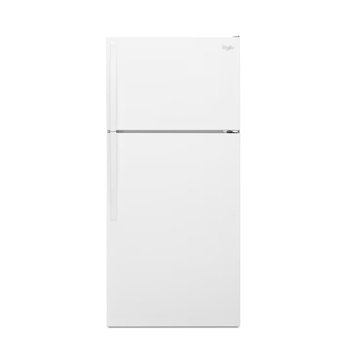 Whirlpool 14.3-cu ft Standard-Depth 28-in Wide Top-Freezer Refrigerator (White)