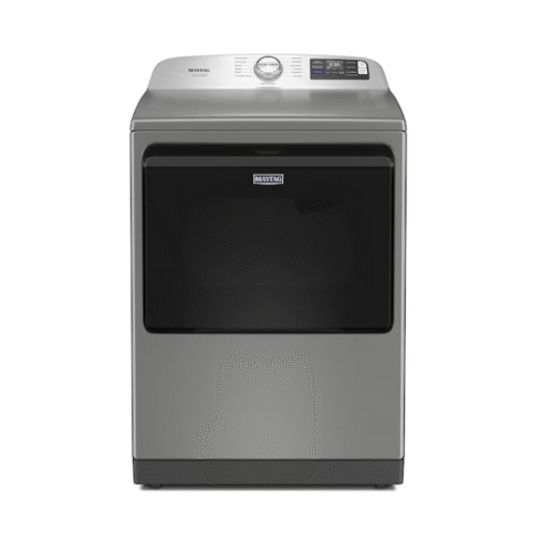 Maytag Pet Pro Option 7.4-cu ft Vented Electric Dryer with Steam Cycle (Classic Silver)