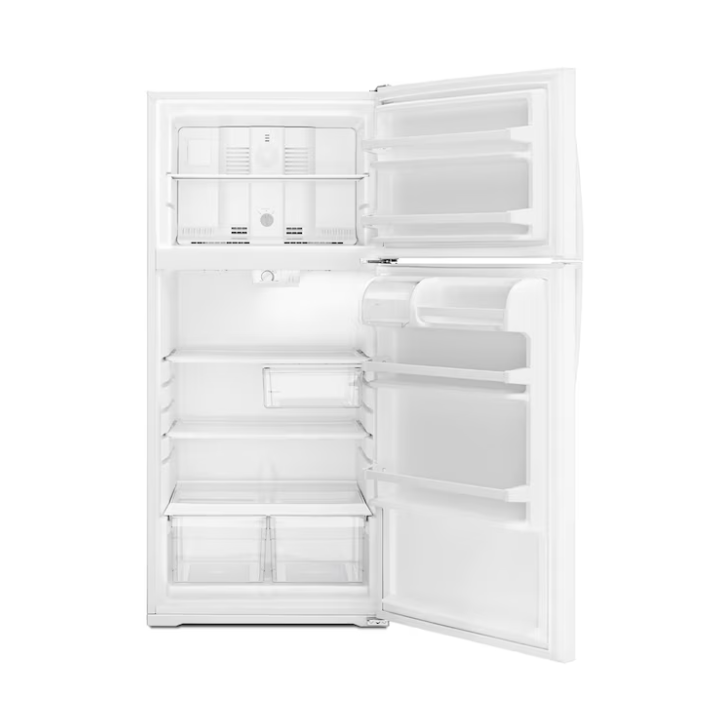 Whirlpool 14.3-cu ft Standard-Depth 28-in Wide Top-Freezer Refrigerator (White)