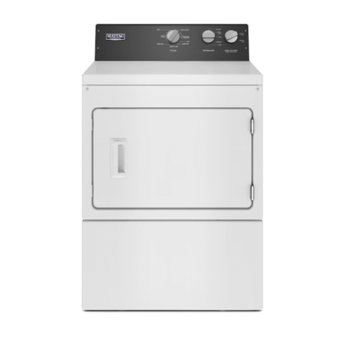 Maytag 7.4 cu.ft. vented Front Load Electric Dryer in White with Premium Motor