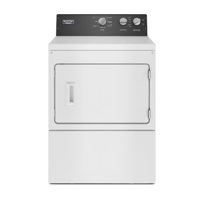 Maytag 7.4 cu.ft. vented Front Load Electric Dryer in White with Premium Motor