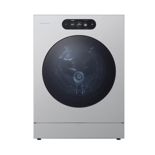 LG SIGNATURE High Efficiency Stackable Extra Large ( 5.8-cu ft ) Front Load Washer ( Platinum Steel )