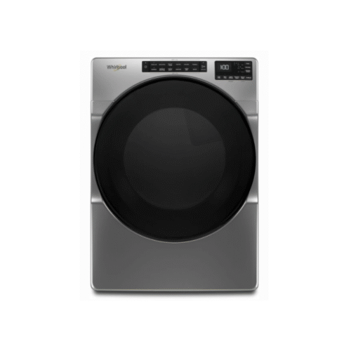 Whirlpool 27 Inch Gas Dryer with 7.4 cu. ft. Capacity, Advanced Moisture Sensing, Wrinkle Shield™, EcoBoost™, 36 Dry Cycles, Sanitize Cycle, Quad Baffles, Intuitive Controls, and ENERGY STAR®
