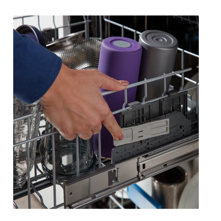 GE Profile 24-in Top Control Built-in Dishwasher ( Fingerprint Resistant Stainless Steel ) With Third Rack, Dry Boost , 42-Decibel