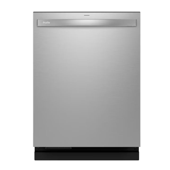 GE Profile 24-in Top Control Built-in Dishwasher ( Fingerprint Resistant Stainless Steel ) With Third Rack, Dry Boost , 42-Decibel