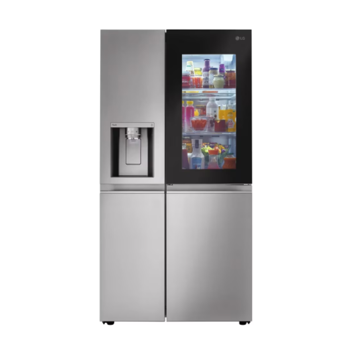LG 27 cu. ft. Smart Side-By-Side InstaView® Door-in-Door® Refrigerator with Craft Ice™