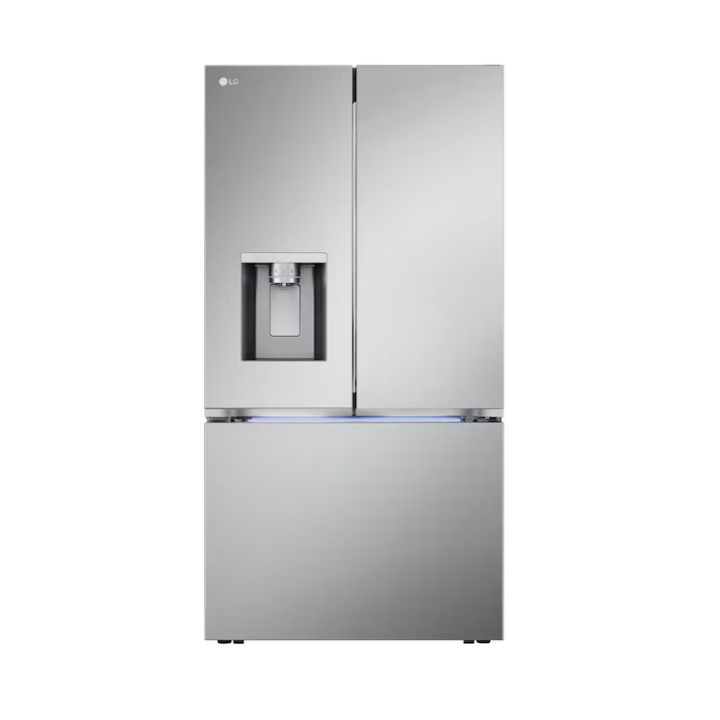 LG Counter-Depth MAX and 4 Types of Ice 25.5-cu ft 36-in Wide with Dual Ice Maker ( PrintProof Stainless Steel ) ENERGY STAR Certified