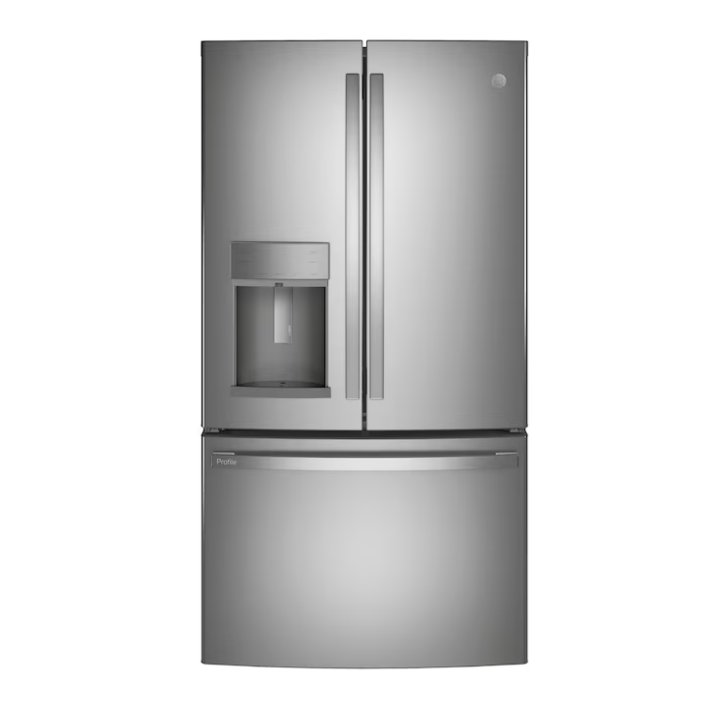 GE Profile Counter-Depth 22.2-cu ft 36-in Wide with Ice Maker ( Fingerprint-resistant Stainless Steel ) ENERGY STAR Certified