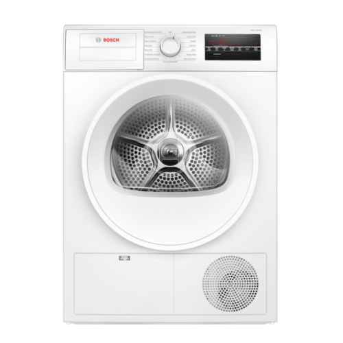 Bosch 300 Series 24 in. 4 cu. ft. 240-Volt Stackable ventless Compact Condensation Electric Dryer in White, ENERGY STAR