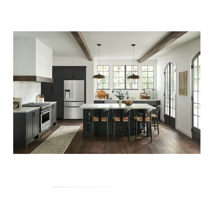 Frigidaire Professional Counter-Depth Professional 21.4-cu ft 36-in Wide French Door Refrigerator with Dual Ice Maker ( Smudge Proof Stainless Steel ) ENERGY STAR Certified