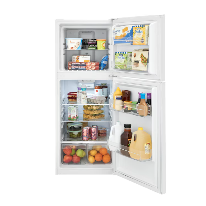 Frigidaire 11.6-cu ft Counter-Depth 24-in Wide Top-Freezer Refrigerator ( White ) Garage Ready ENERGY STAR Certified
