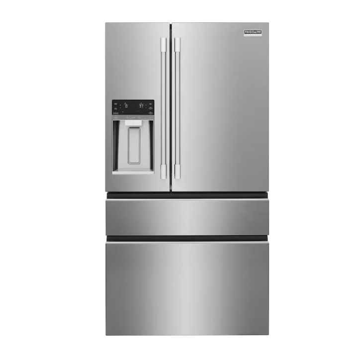 Frigidaire Professional Counter-Depth Professional 21.4-cu ft 36-in Wide French Door Refrigerator with Dual Ice Maker ( Smudge Proof Stainless Steel ) ENERGY STAR Certified